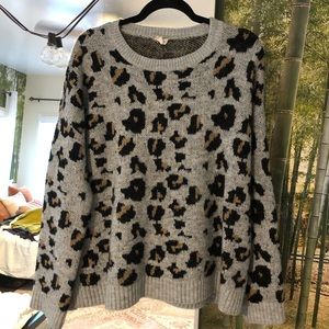 Leopard Print Sweater